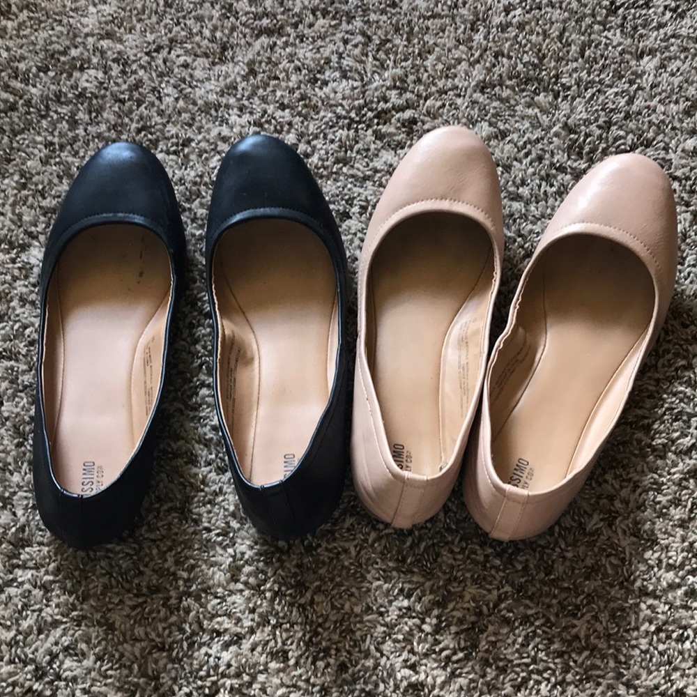 2 Pairs of Target Ballet Flats